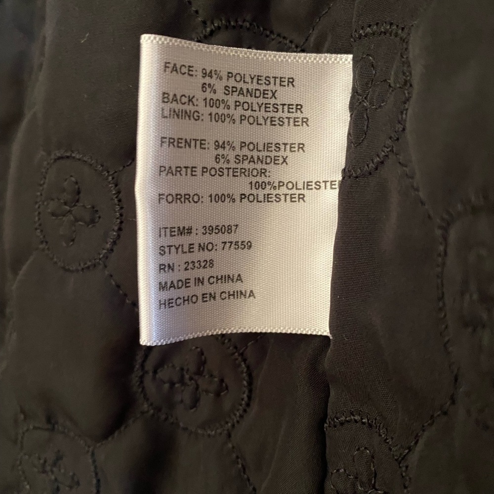 Kristen Blake Black Coat High Collar Zip Front Fall Winter Outerwear Women M HSH - Picture 13 of 16